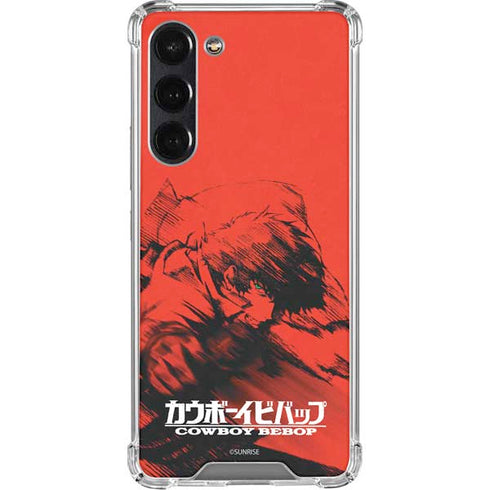 Cowboy Bebop Spike Poster Galaxy S24 FE Clear Case